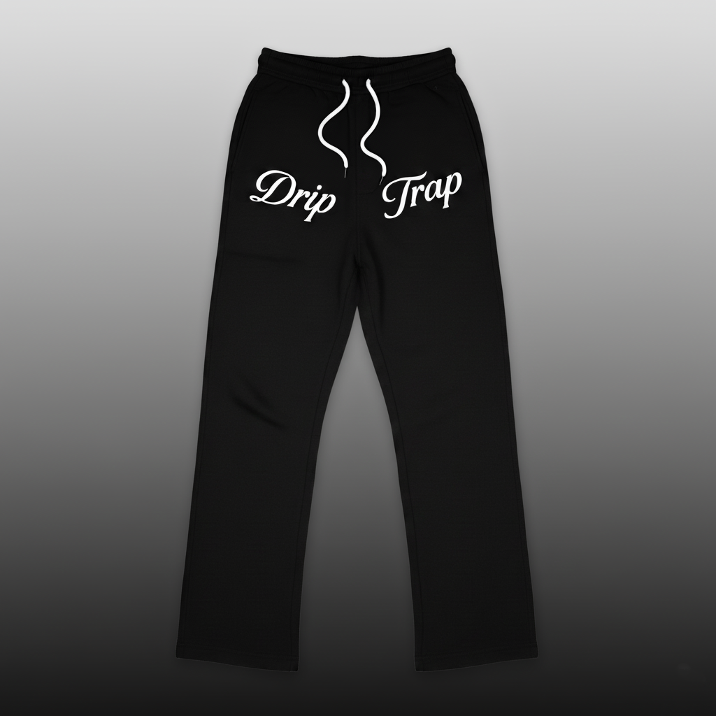 Signature Black Trackpants